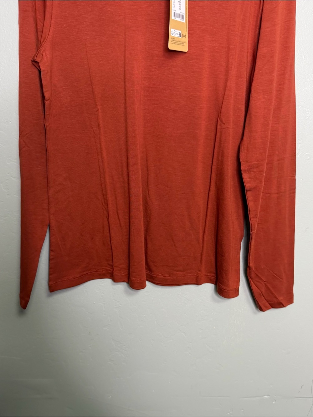 Gudrun Sjöden Long Sleeve Turtleneck Jersey Top Lyocell Spandex Sz M - Picture 4 of 5